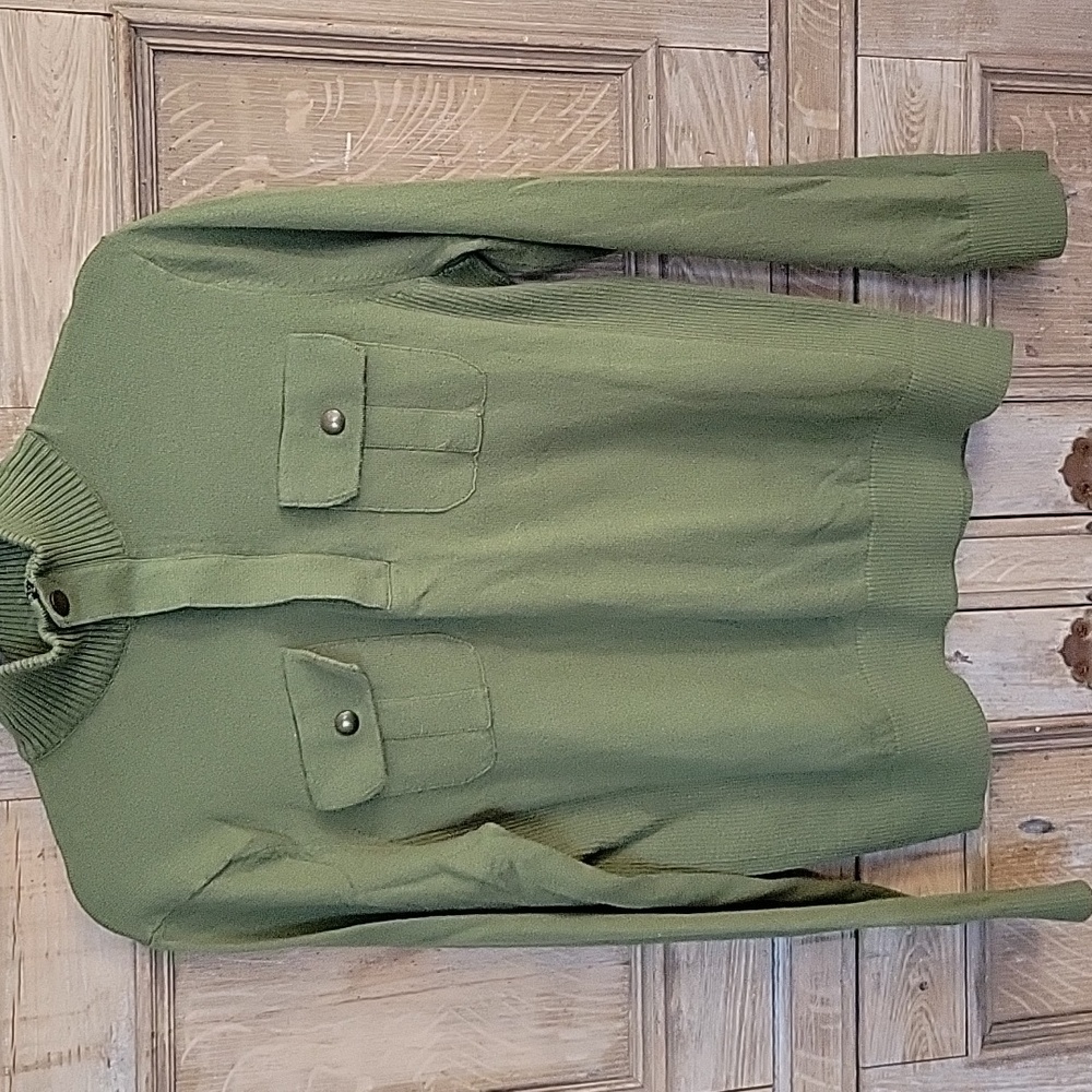 Banana Republic Green Turtleneck Sweater